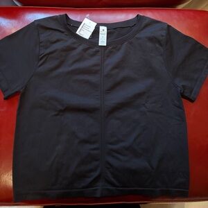 Yogalicious Seamless Bridgett Short Sleeve Top L